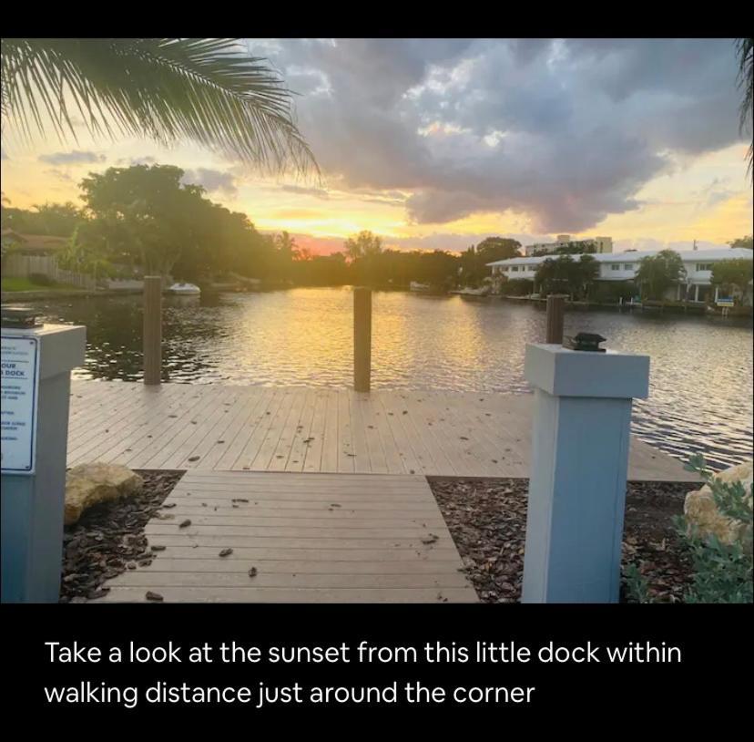 One Bedroom Apt With Private Patio Near Fort Lauderdale Beach Экстерьер фото